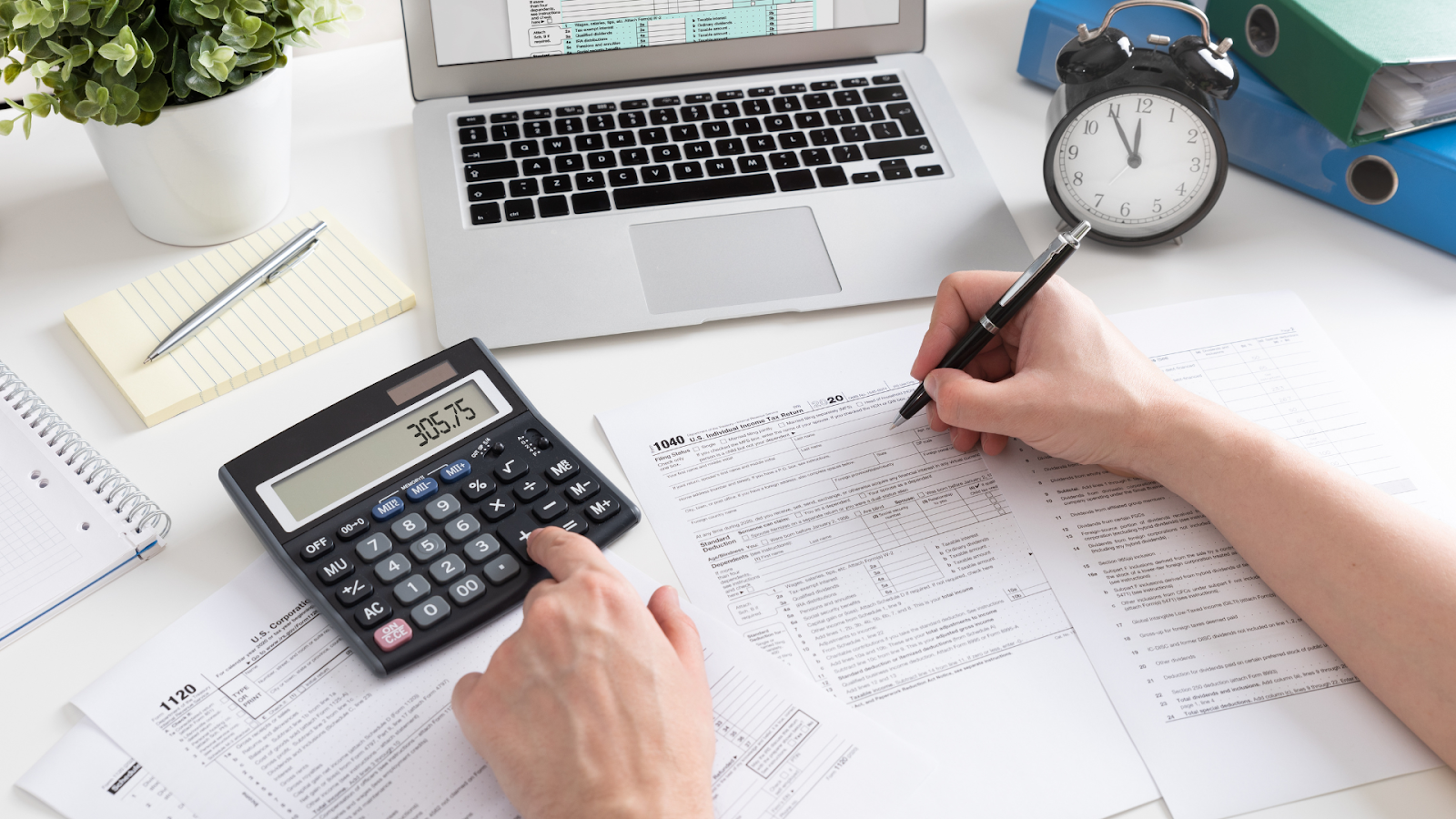 Accountant Working with Property Assesed Value