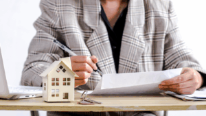 Professional checking personal property tax assessment form