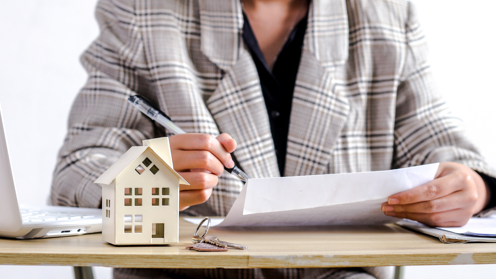 Professional checking personal property tax assessment form